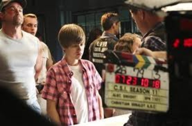 Justin was featured on CSI: Crime Scene Investigation