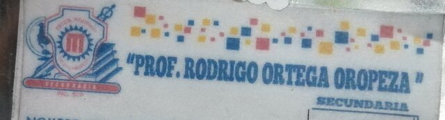 Secundaria Prof. Rodrigo Ortega Oropeza