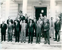 Segunda legislatura de Felipe González con mayoría absoluta.