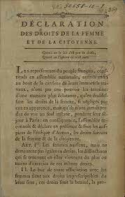 Déclaration des droits de la femme et de la citoyenne