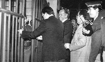 Apertura de la verja de Gibraltar