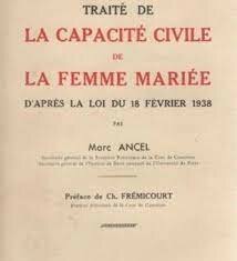 Capacité civile de la femme mariée