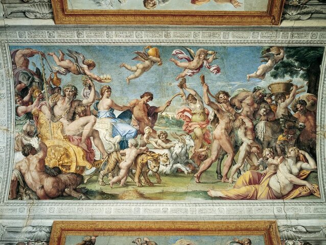 Triunfo de Baco y Adriana