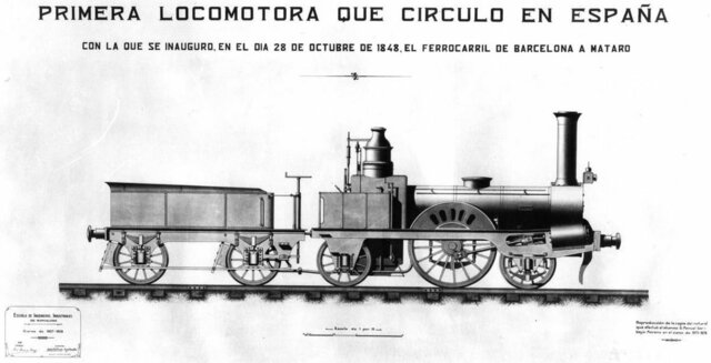 La locomotora de 1848