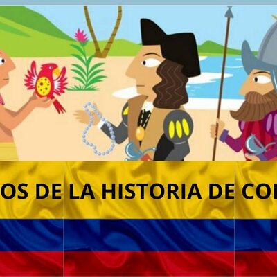 Timeline: PERIODOS DE LA HISTORIA DE COLOMBIA