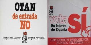 España aprueba en referéndum su entrada en la OTAN. (12/marzo)