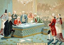 Abolition of privileges.