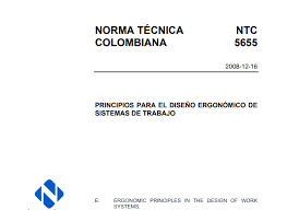 Norma técnica NTC 5655