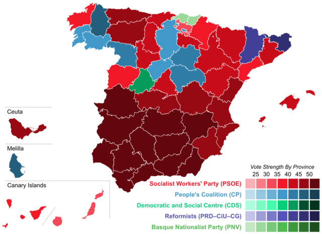 23. Segunda legislatura de Felipe González con mayoría absoluta