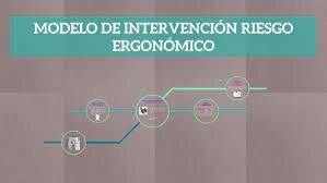Modelo de intervención Ergonómico