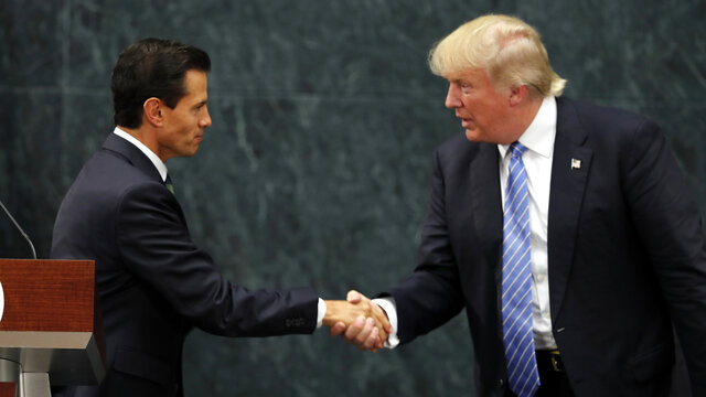 Donald Trump es invitado por el presidente EPN