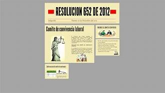 Año 2012: Resolución 652