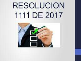 resolución 1111 de 2017