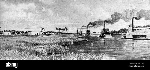 Arrival of the British at Fashoda