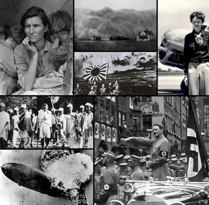 1930s - characteristics of the decade