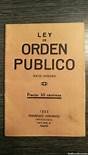 Ley de Orden Público