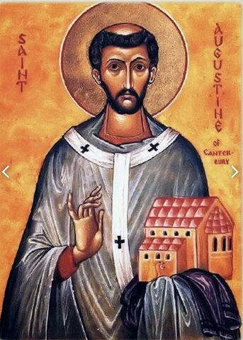 SAN AGUSTÍN DE CANTERBURY EVANGELIZA BRITANIA