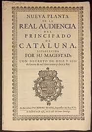 Decretos de Nueva Planta.