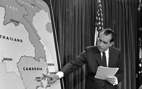 Nixon sends troops to Cambodia