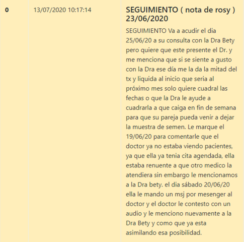 13/07/2020 10:17:14  SEGUIMIENTO ATS ROSY TREVIZO