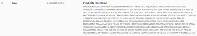 24/07/2020 09:45:41  PUNCION FOLICULAR JACQUELIN CEBALLOS