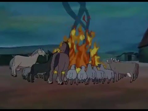 The animals sing Beasts of England