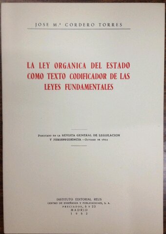 Ley Orgánica del Estado