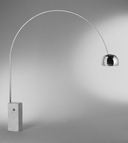 Lampara Arco: Achille, Castiglioni