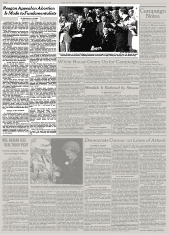 Reagan prohibits abortion assistance