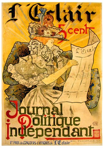 "L'Éclaire" accuse Dreyfus