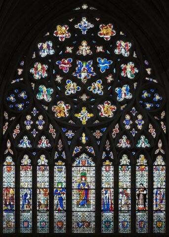 El vitral West Window