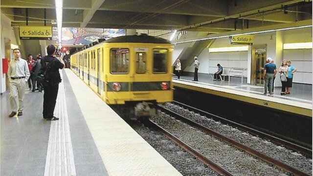 Llegada del subterráneo