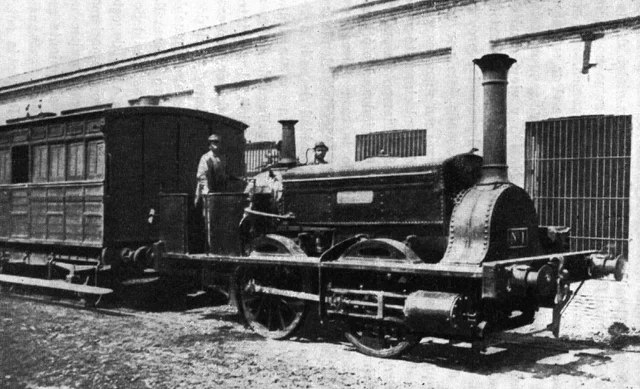 Inauguración del Ferrocarril del Oeste