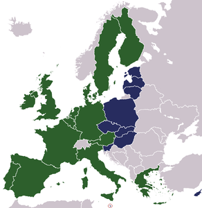 Incorporació de Xipre, Estònia, Hongria, Letònia, Lituània, Malta, Polònia, República Txeca, Eslovàquia i Eslovènia