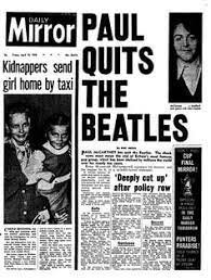 The beatles break up