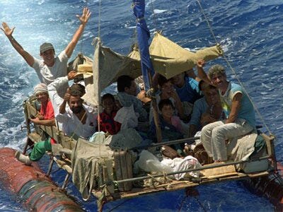 Cuban Immigration starts