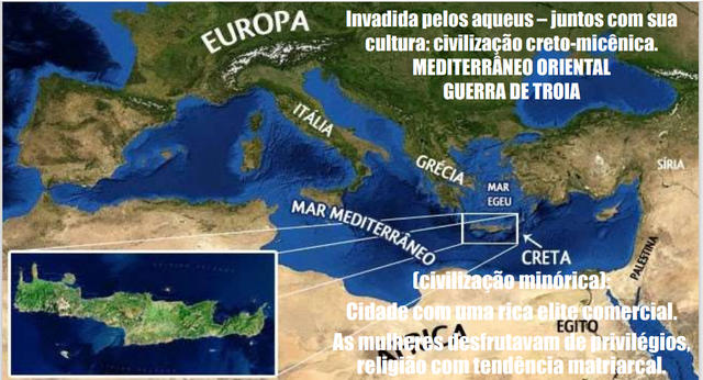 Civilização creto-micênica.