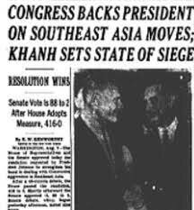 The Gulf of Tonkin Resolution