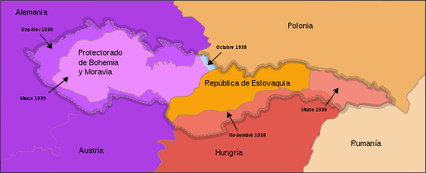 Germany invades the Czechoslovak Sudetenland region