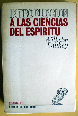 se acuña el terminó Ciencias del Espíritu