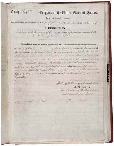 13th amendment