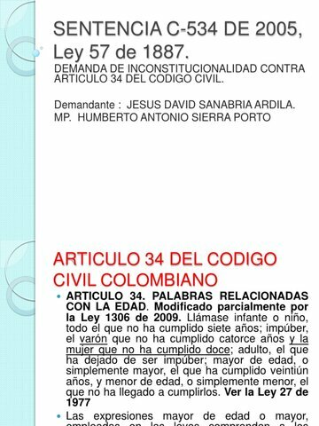 Corte Constitucional. Sentencia C 534/2005.