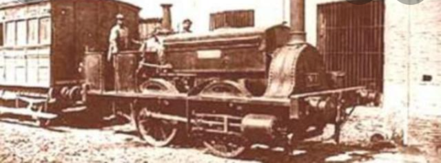 La inauguracion del ferrocarril