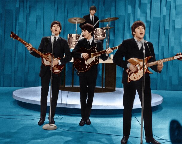 The Beatles Appear for the first time on the Ed Sullivan Show