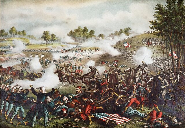 The battle of Bull Run