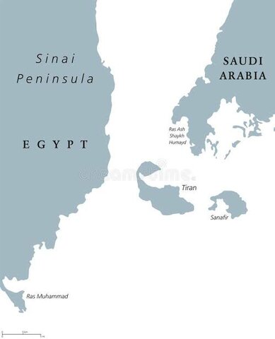 Egipto bloquea los estrechos de tiran