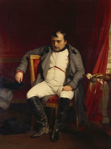 First abdication of Napoleon the First