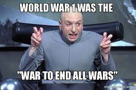 end of world war one