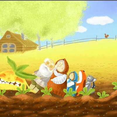 Timeline: Сказка "Репка"