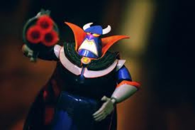 I am shooting the evil villain.